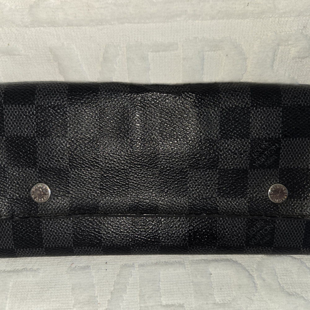 Checkered Black Wallet